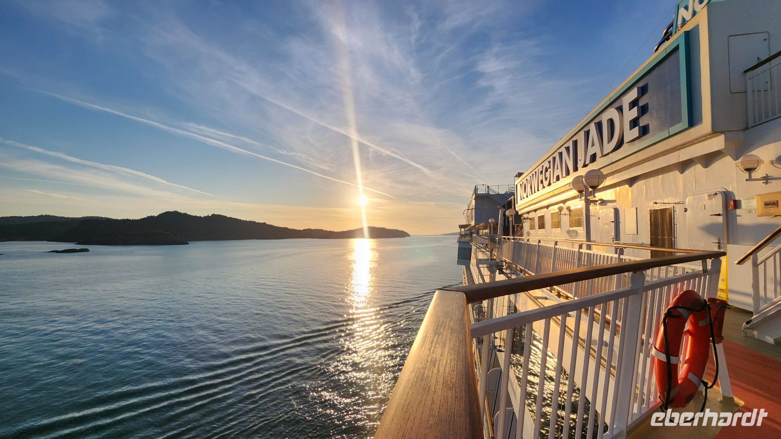Kreuzfahrt - Abendstimmung &ndash; &copy; Petra Hady (Eberhardt TRAVEL)