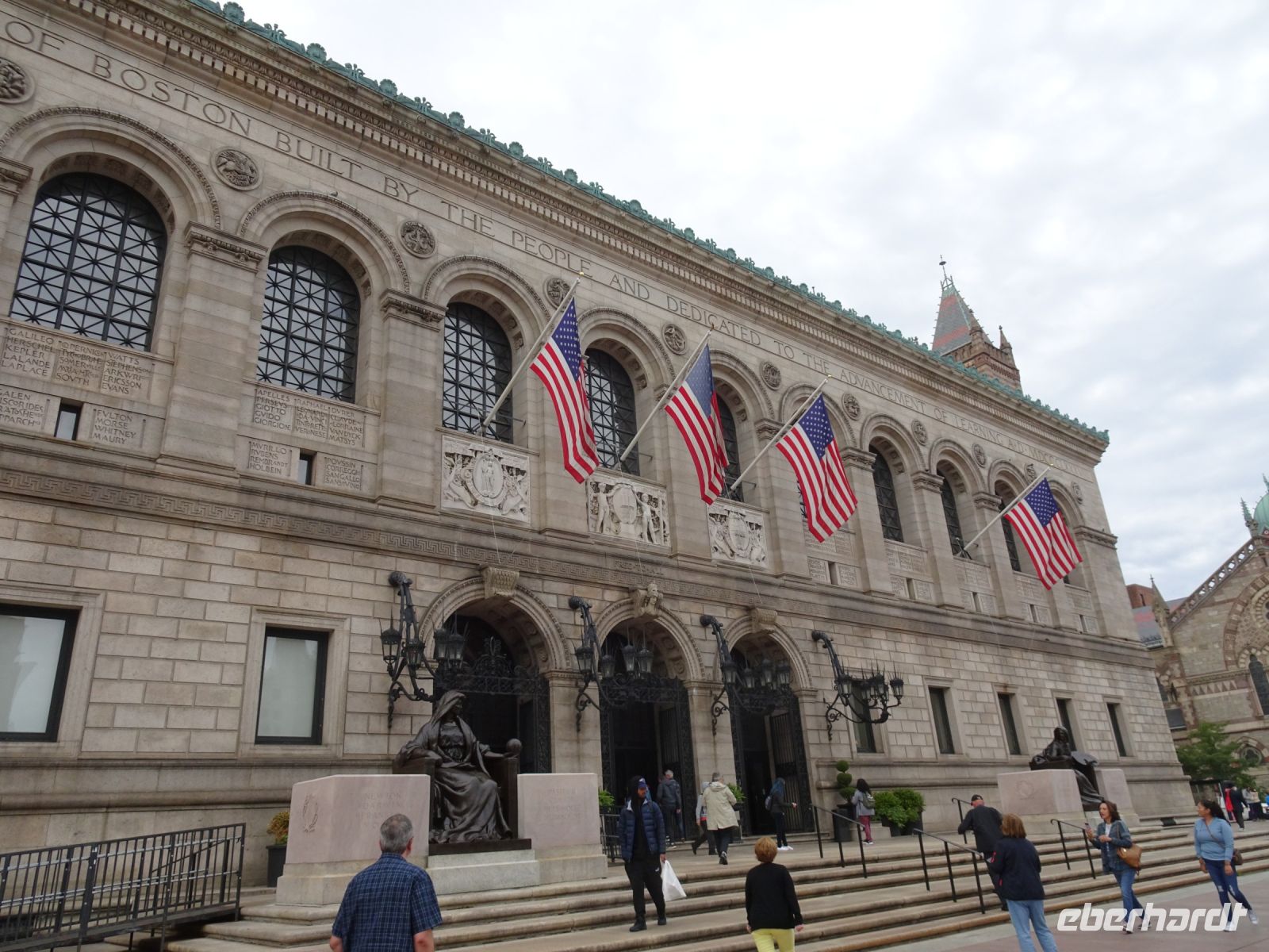 Boston - Maine - USA - öffentliche Bibliothek &ndash; &copy; Sabine Letzybyll (Eberhardt TRAVEL)