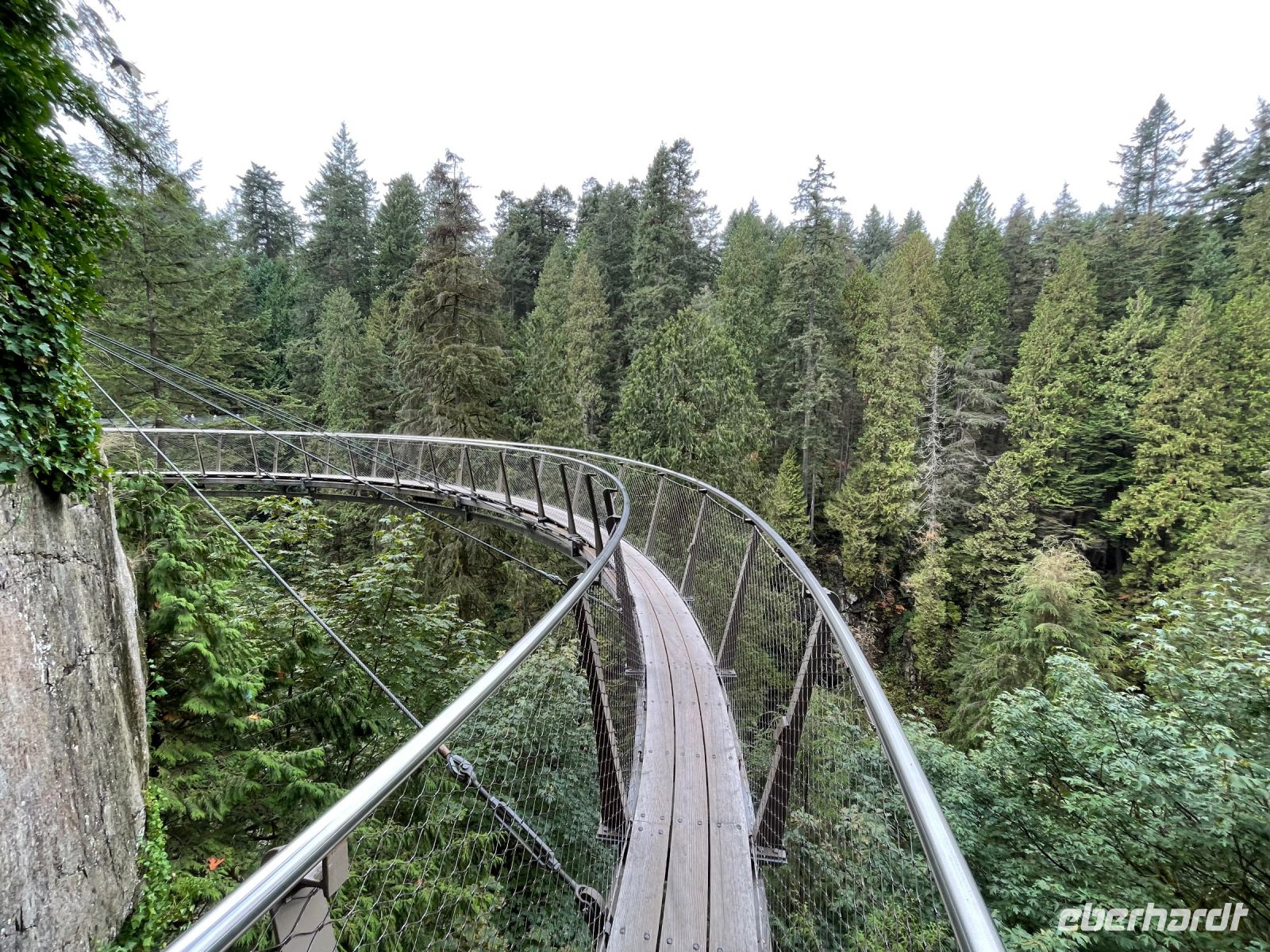Stadtrundfahrt Vancouver - Capilano Park - Skywalk &ndash; &copy; Jacob Spangenberg (Eberhardt TRAVEL)