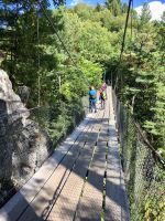 Einfuehrungs - Kurs im Haengebrueckengehen &ndash; &copy; Elisabeth Fox-Maerki (Eberhardt TRAVEL)
