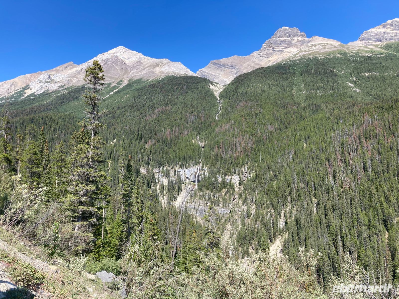 3. Tag – Banff-Nationalpark – Aussichtspunkt „Big Bend“ – Bridal Veil Falls &ndash; &copy; Andreas Wolfsteller (Eberhardt TRAVEL)