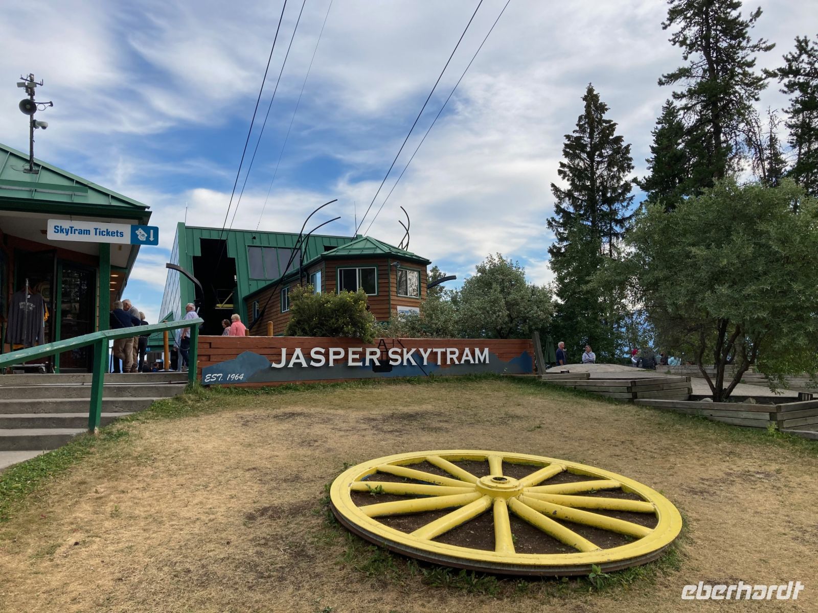 5. Tag – Jasper-Nationalpark – Talstation der Jasper Skytram &ndash; &copy; Andreas Wolfsteller (Eberhardt TRAVEL)