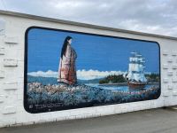 11. Tag – Vancouver Island – Wandgemälde in Chemainus &ndash; &copy; Andreas Wolfsteller (Eberhardt TRAVEL)