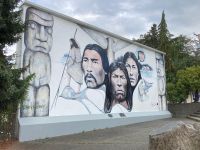 11. Tag – Vancouver Island – Wandgemälde in Chemainus &ndash; &copy; Andreas Wolfsteller (Eberhardt TRAVEL)