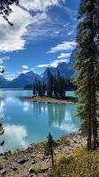 Singlereise Kanada - Spirit Island im Maligne Lake im Jasper Nationalpark &ndash; &copy; Franziska Bergmann (Eberhardt TRAVEL)
