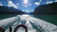 Singlereise Kanada - Bootsfahrt auf dem Maligne Lake im Jasper Nationalpark &ndash; &copy; Franziska Bergmann (Eberhardt TRAVEL)