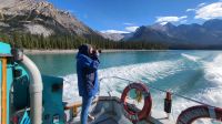 Singlereise Kanada - Bootsfahrt auf dem Maligne Lake im Jasper Nationalpark &ndash; &copy; Franziska Bergmann (Eberhardt TRAVEL)