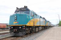 Die 3 Lokomotiven des Canadian Zuges &ndash; &copy; Kristin Weigel (Eberhardt TRAVEL)