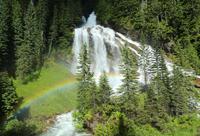 Zugfahrt mit dem Canadian von Jasper nach Vancouver - Pyramid Falls &ndash; &copy; Kristin Weigel (Eberhardt TRAVEL)