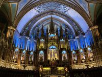 2. Reisetag – Von Montréal nach Québec – Stadtrundfahrt in Montréal – In der Basilika Notre-Dame de Montréal &ndash; &copy; Andreas Wolfsteller (Eberhardt TRAVEL)
