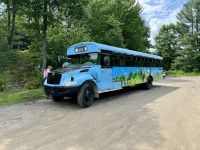 4. Tag – Fahrt durch den Omega-Wildpark – Unser Bus &ndash; &copy; Andreas Wolfsteller (Eberhardt TRAVEL)