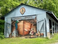 5. Tag – Von Ottawa nach Toronto – Wandgemälde in Rockport &ndash; &copy; Andreas Wolfsteller (Eberhardt TRAVEL)