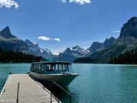 10. Tag – Jasper-Nationalpark – Bootsfahrt zur Spirit Island auf dem Maligne Lake &ndash; &copy; Andreas Wolfsteller (Eberhardt TRAVEL)