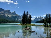 10. Tag – Jasper-Nationalpark – Bootsfahrt zur Spirit Island auf dem Maligne Lake &ndash; &copy; Andreas Wolfsteller (Eberhardt TRAVEL)