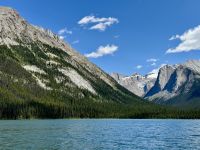 10. Tag – Jasper-Nationalpark – Bootsfahrt zur Spirit Island auf dem Maligne Lake &ndash; &copy; Andreas Wolfsteller (Eberhardt TRAVEL)