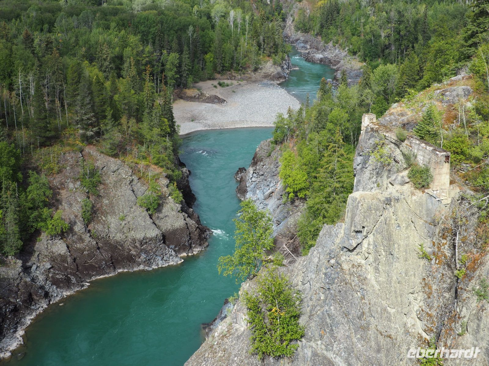 P1010280.JPG, beeindruckender Hagwilget Canyon &ndash; &copy; Claudia Hartwich (Eberhardt TRAVEL)