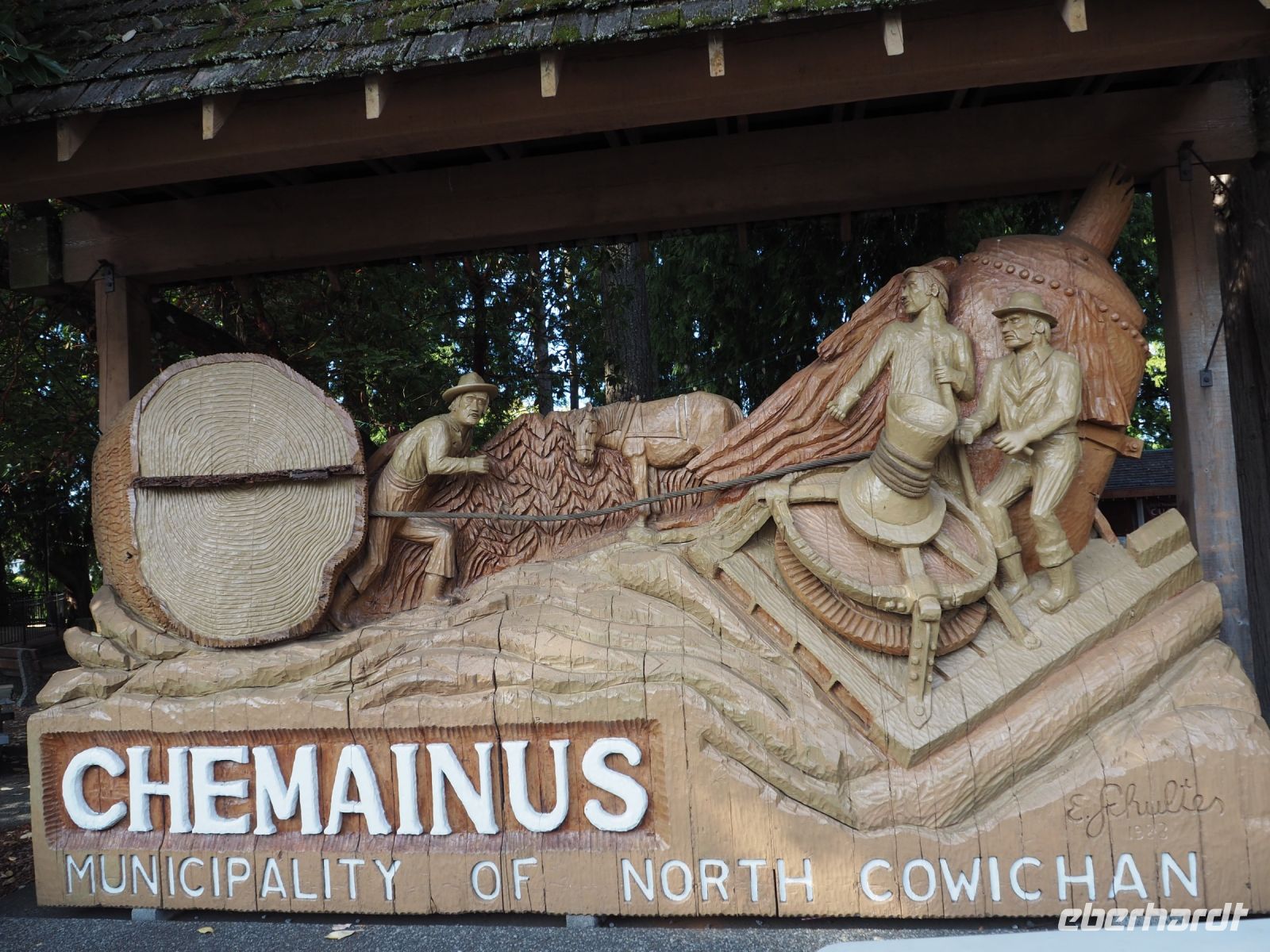 P1010428.JPG, Rundgang in Chemainus &ndash; &copy; Claudia Hartwich (Eberhardt TRAVEL)