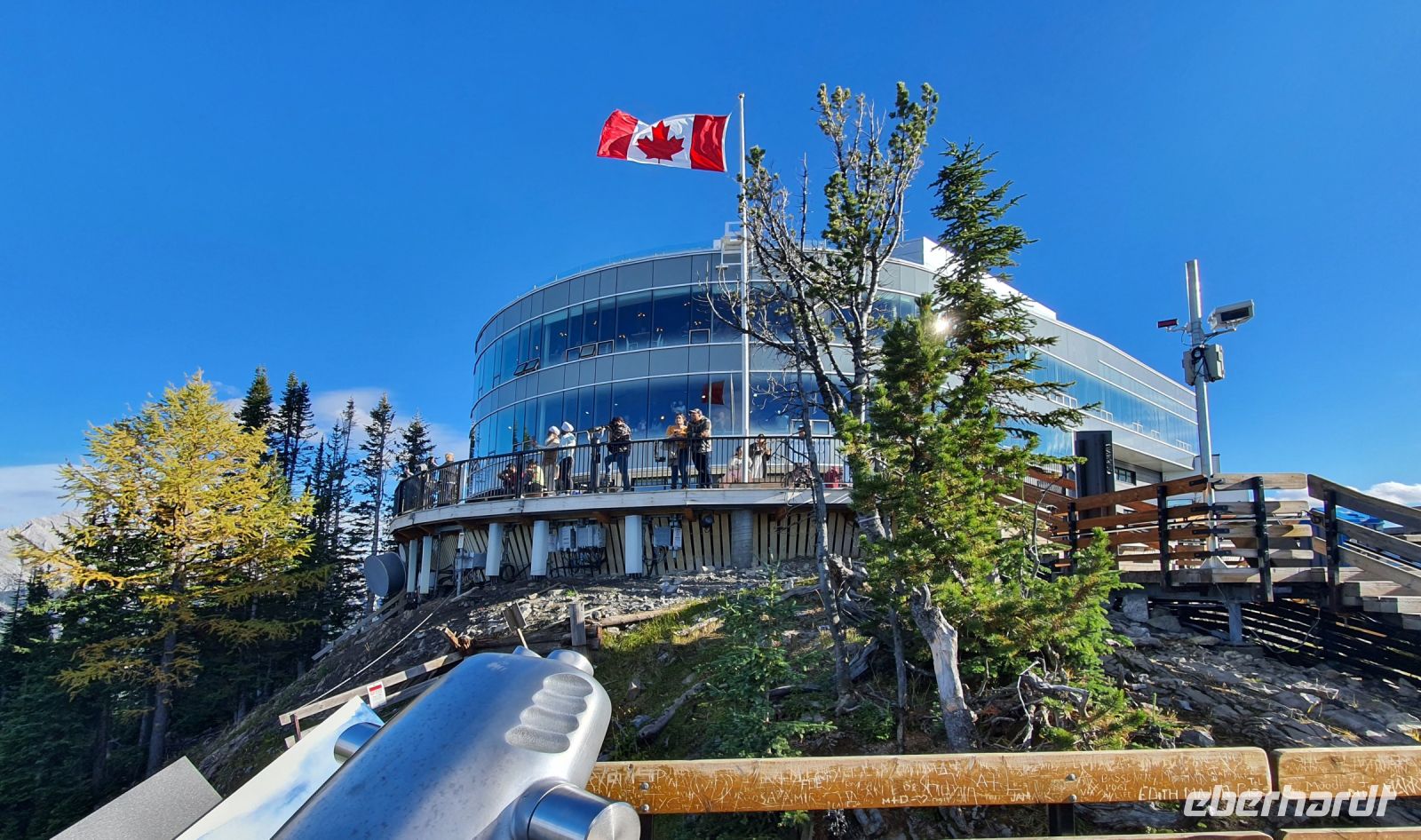Panorama-Restaurant auf dem Sulphur Mountain &ndash; &copy; Kristin Weigel (Eberhardt TRAVEL)