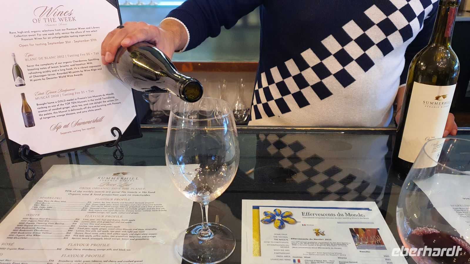 Weinverkostung in der Summerhill Pyramid Winery in Kelowna &ndash; &copy; Kristin Weigel (Eberhardt TRAVEL)