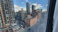 Blick aus dem Hotelzimmer in Calgary