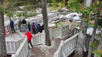 Fotostopp am McDonald Creek im Glacier-Nationalpark - Montana (USA)
