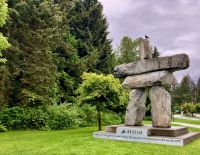 Inukshuk Wahrzeichen der Olympiade in Whistler-Vancouver 20210 &ndash; &copy; Elisabeth Fox-Maerki (Eberhardt TRAVEL)
