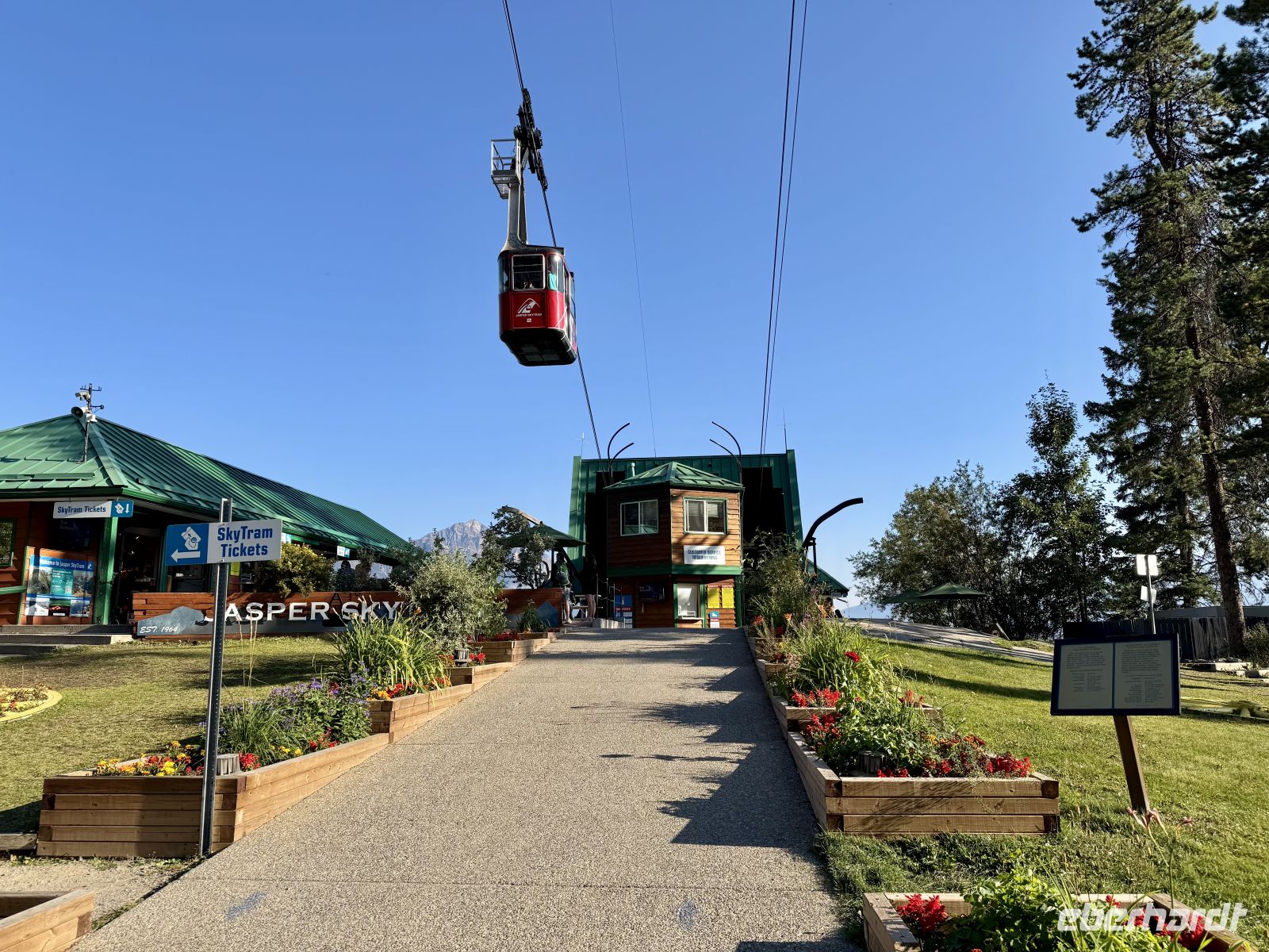 5. Tag – Jasper bis Prince George – Talstation der Jasper Skytram &ndash; &copy; Andreas Wolfsteller (Eberhardt TRAVEL)