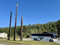 9. Tag – Stewart bis Prince Rupert – Totempfähle in Gitanyow &ndash; &copy; Andreas Wolfsteller (Eberhardt TRAVEL)
