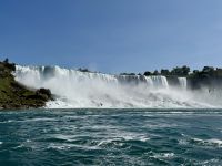 7. Tag – Toronto bis Niagara Falls – Bootsfahrt zu den Niagarafällen – American Falls &ndash; &copy; Andreas Wolfsteller (Eberhardt TRAVEL)