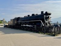 11. Tag – Ausflug im Jasper-Nationalpark – Aufenthalt in Jasper – Alte Dampflok &ndash; &copy; Andreas Wolfsteller (Eberhardt TRAVEL)