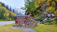 Fahrt in den Mount Robson Park