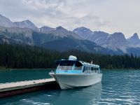 10. Tag: Erkundungen in Jasper-Nationalpark – Bootsfahrt zur Spirit Island auf dem Maligne Lake &ndash; &copy; Andreas Wolfsteller (Eberhardt TRAVEL)