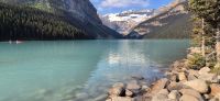 30 Bergkulisse am Lake Louise &ndash; &copy; Susanne Schirmann (Eberhardt TRAVEL)