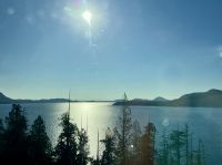 Auf dem Weg nach Tofino der Kennedy Lake