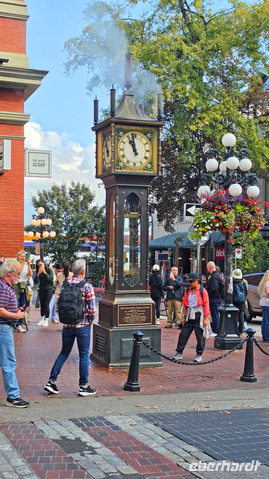Dampfuhr in der Altstadt - Gastown in Vancouver &ndash; &copy; Kristin Weigel (Eberhardt TRAVEL)