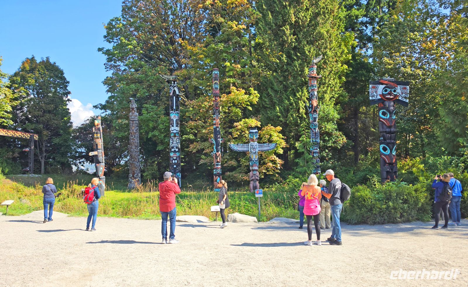 Totempfähle im Stanley Park in Vancouver &ndash; &copy; Kristin Weigel (Eberhardt TRAVEL)