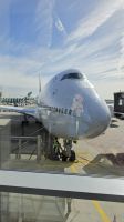 Unser Flieger nach Vancouver im Flughafen Frankfurt &ndash; &copy; Kristin Weigel (Eberhardt TRAVEL)