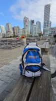 Eberhardt-Rucksack auf Granville Island in Vancouver &ndash; &copy; Kristin Weigel (Eberhardt TRAVEL)