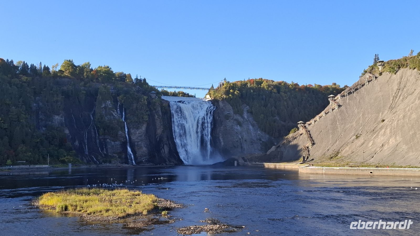 Quebec Montmorency Wasserfälle.jpg &ndash; &copy; Katja Haubold (Eberhardt TRAVEL)