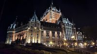 Quebec Chateau Frontenac Abendansicht.jpg &ndash; &copy; Katja Haubold (Eberhardt TRAVEL)