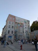 170) Wandgemälde, Stadtrundgang Quebec, Kanada &ndash; &copy; Teresa Rumpel (Eberhardt TRAVEL)