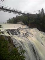 Blick auf die Montmorency Falls &ndash; &copy; Lydia Gräbner (Eberhardt TRAVEL)