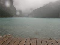 Lake Louise - leider bei schlechtem Wetter &ndash; &copy; Julia Grunwald (Eberhardt TRAVEL)