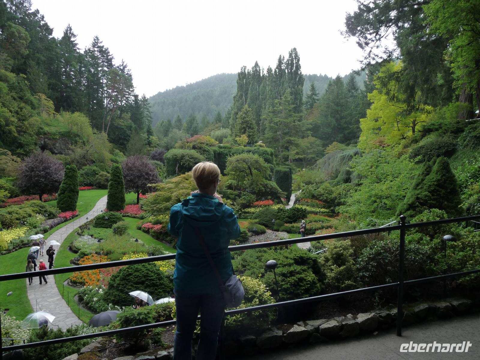 der versunkene Garten in Butcharts Garden &ndash; &copy; Elisabeth Fox-Maerki (Eberhardt TRAVEL)