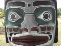 ein Kwakwakwutl Totem-Auszug &ndash; &copy; Elisabeth Fox-Maerki (Eberhardt TRAVEL)