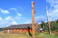 Totempfähle in Kitwanga &ndash; &copy; Andreas Wolfsteller (Eberhardt TRAVEL)