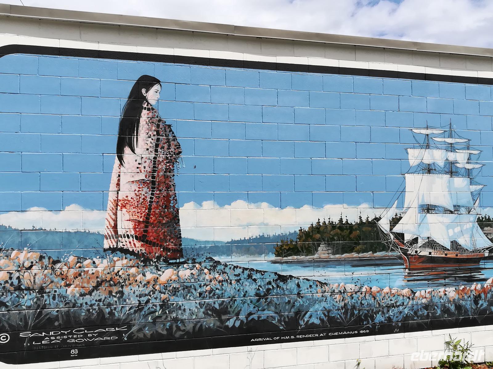 198 Vancouver Island - Wandgemälde in Chemainus &ndash; &copy; Jens Petzoldt (Eberhardt TRAVEL)