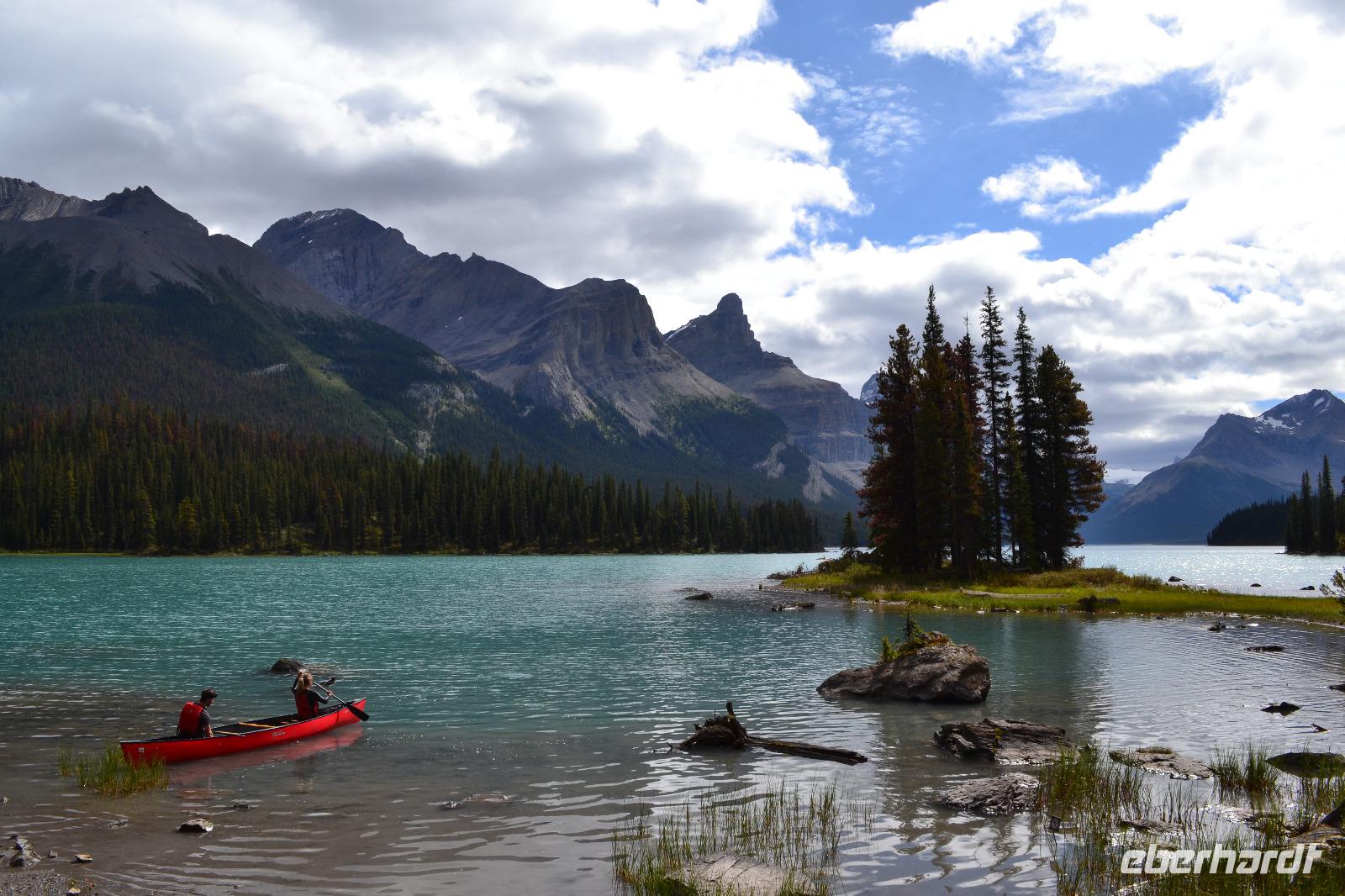 Erkundungen im Jasper-Nationalpark - Maligne Lake und Bootsfahrt zur Spirit Island &ndash; &copy; Andreas Wolfsteller (Eberhardt TRAVEL)