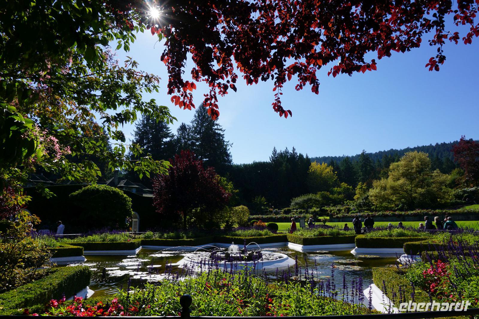 433 Butchart Gardens Sternenbrunnen &ndash; &copy; Stefanie Schneider (Eberhardt TRAVEL)