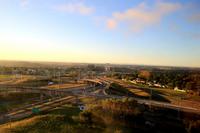 Blick aus dem Hotelfenster in Quebec